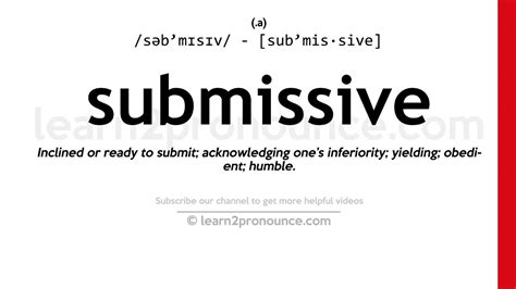 submissive definition|submissive, adj. & n. meanings, etymology and more .